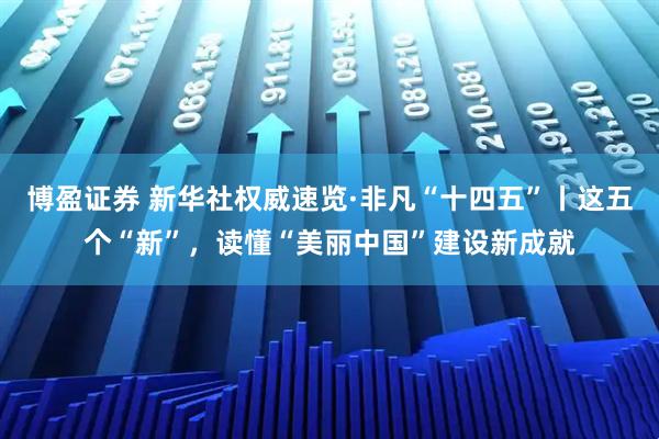 博盈证券 新华社权威速览·非凡“十四五”丨这五个“新”，读懂“美丽中国”建设新成就