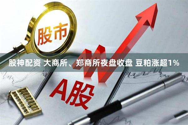股神配资 大商所、郑商所夜盘收盘 豆粕涨超1%